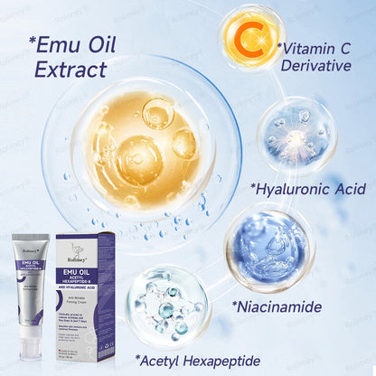 ✨✨Made in the USA: Rolimey® Emu Oil Anti-Wrinkle Firming Cream (Dermatologist Recommended)