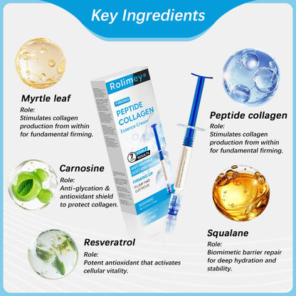 ⏳💫💫 Rolimey® Polypeptide Collagen Elastic Essence Cream ⏳(Age-Defying & Wrinkle-Smoothing with Anti-Glycation Support)