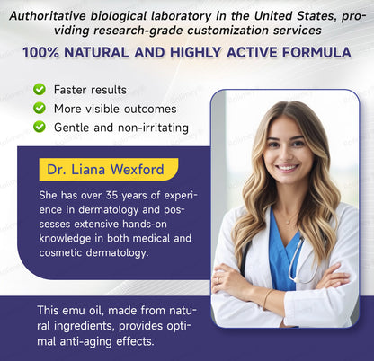 ✨✨Made in the USA: Rolimey® Emu Oil Anti-Wrinkle Firming Cream (Dermatologist Recommended)