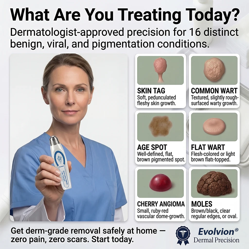 ✨Evolvion® 𝟕-𝐃𝒂𝘆 𝐒𝗸𝐢𝐧 𝐓𝒂𝗴 & 𝐒𝐩𝙤𝐭 𝐄𝐫𝒂𝐬𝙚𝐫 Painless & Scar-Free Advanced Imperfection Remova𝗜 Ro𝗜𝗜erba𝗜𝗜 Pen 🌵 🌵