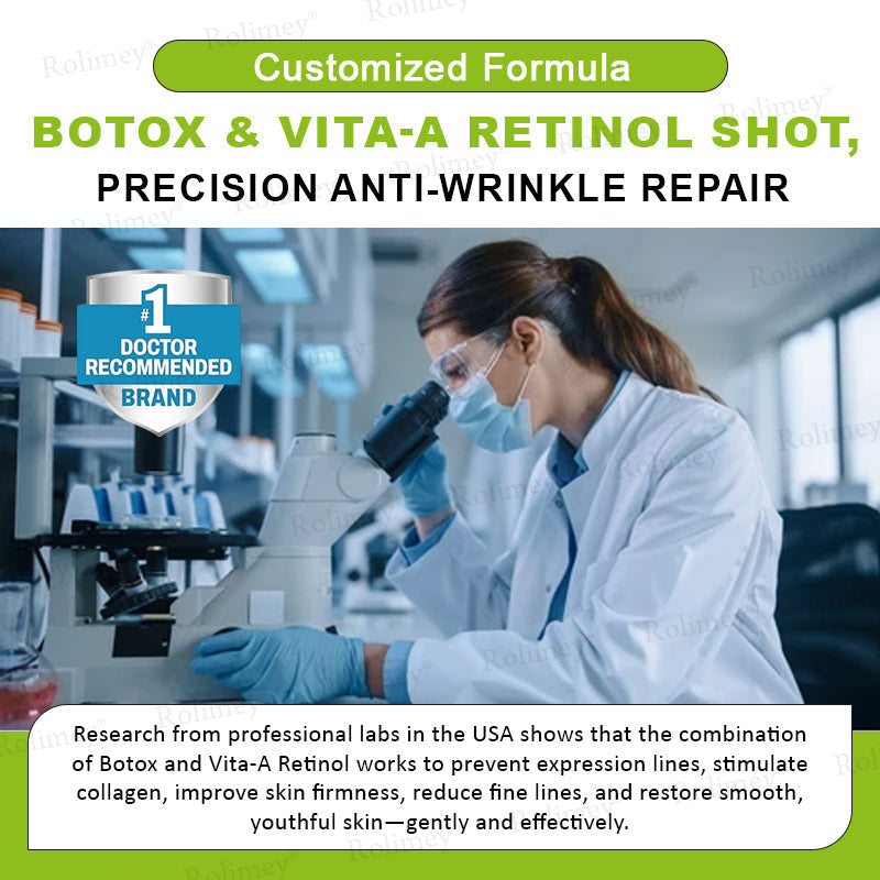 👨‍⚕️🧡Made and shipped from the USA 💫Rolimey® Botox & Vita-A Retinol Shot Wrinkle-Lift Tightening cream - Last Day Promotion 70% OFF