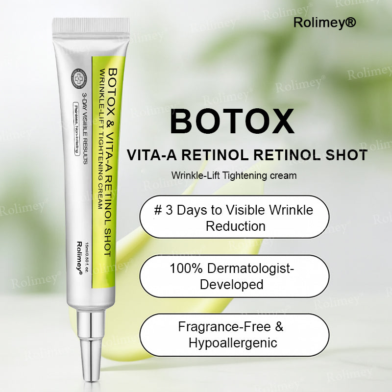 👨‍⚕️🧡Made and shipped from the USA 💫Rolimey® Botox & Vita-A Retinol Shot Wrinkle-Lift Tightening cream - Last Day Promotion 70% OFF