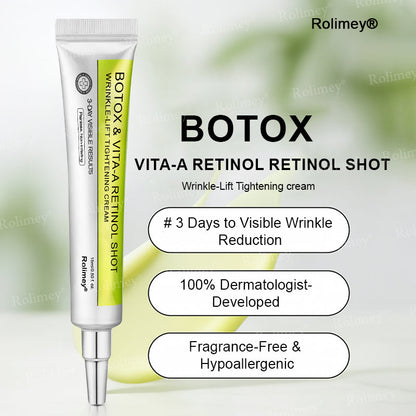 👨‍⚕️🧡Made and shipped from the USA 💫Rolimey® Botox & Vita-A Retinol Shot Wrinkle-Lift Tightening cream - Last Day Promotion 70% OFF