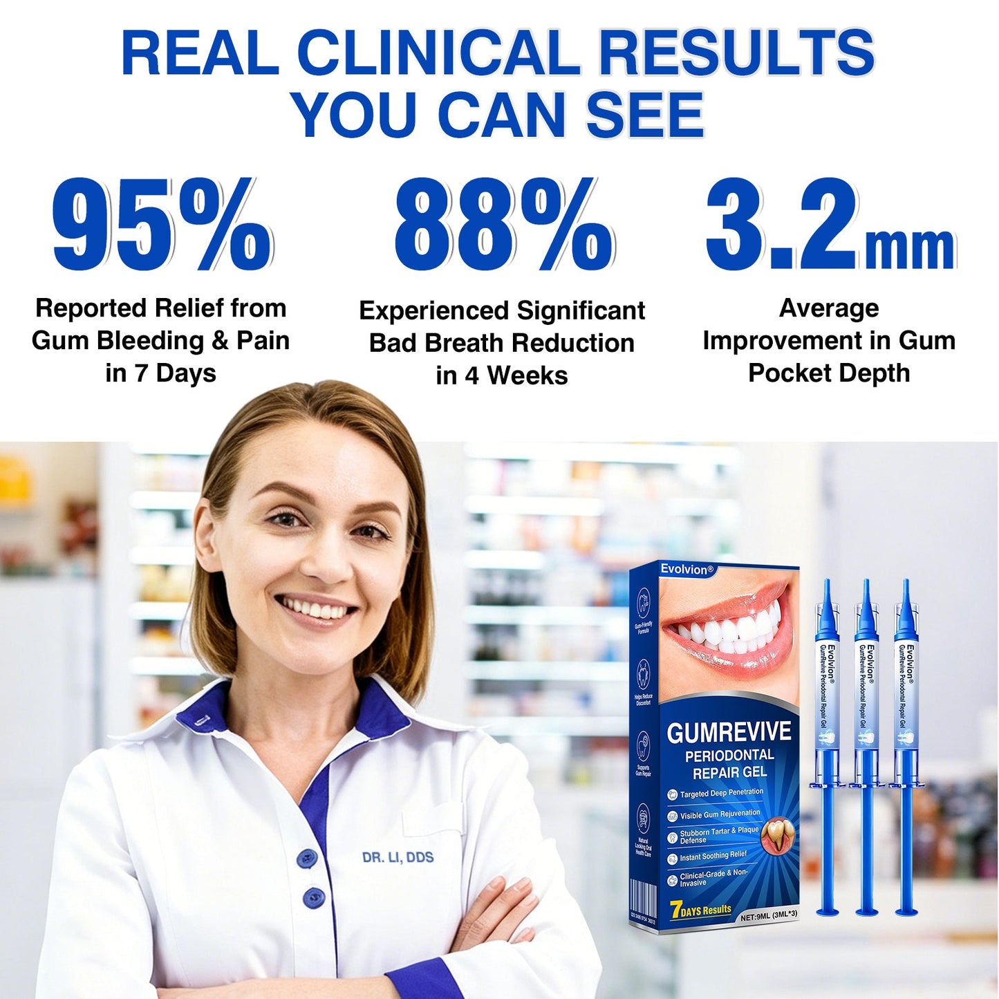 🇺🇸👨‍⚕️✅🦷Evolvion® GumRevive Periodontal Repair Gel