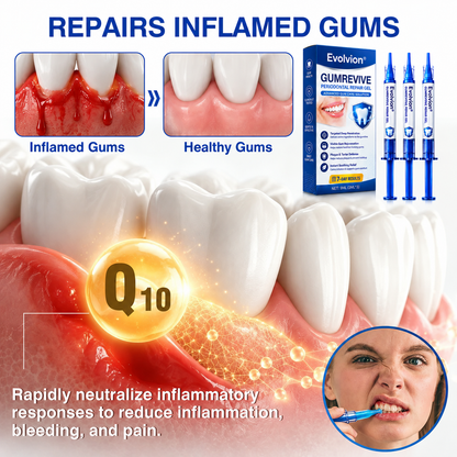 🇺🇸🦷Evolvion® GumRevive Periodontal Repair Gel (For Bleeding Gums, Gum Recession & Loose Teeth)