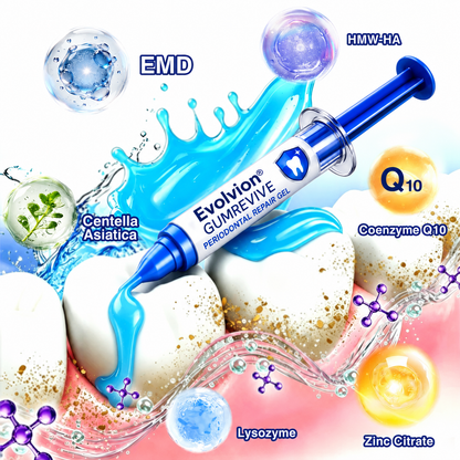 🇺🇸🦷Evolvion® GumRevive Periodontal Repair Gel (For Bleeding Gums, Gum Recession & Loose Teeth)