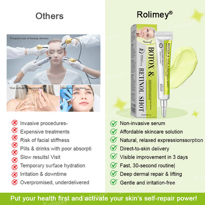👨‍⚕️🧡Made and shipped from the USA 💫Rolimey® Botox & Vita-A Retinol Shot Wrinkle-Lift Tightening cream - Last Day Promotion 70% OFF